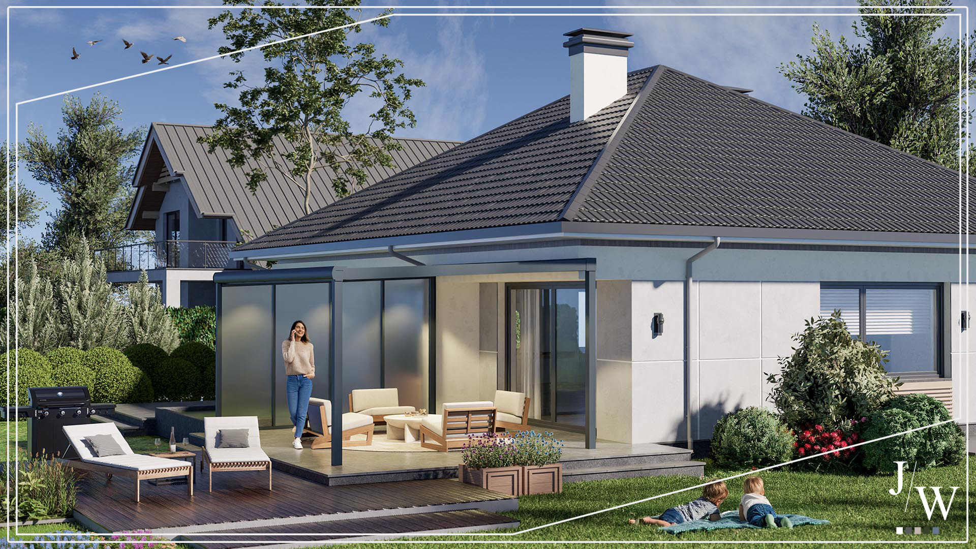 Frühling auf der Terrasse