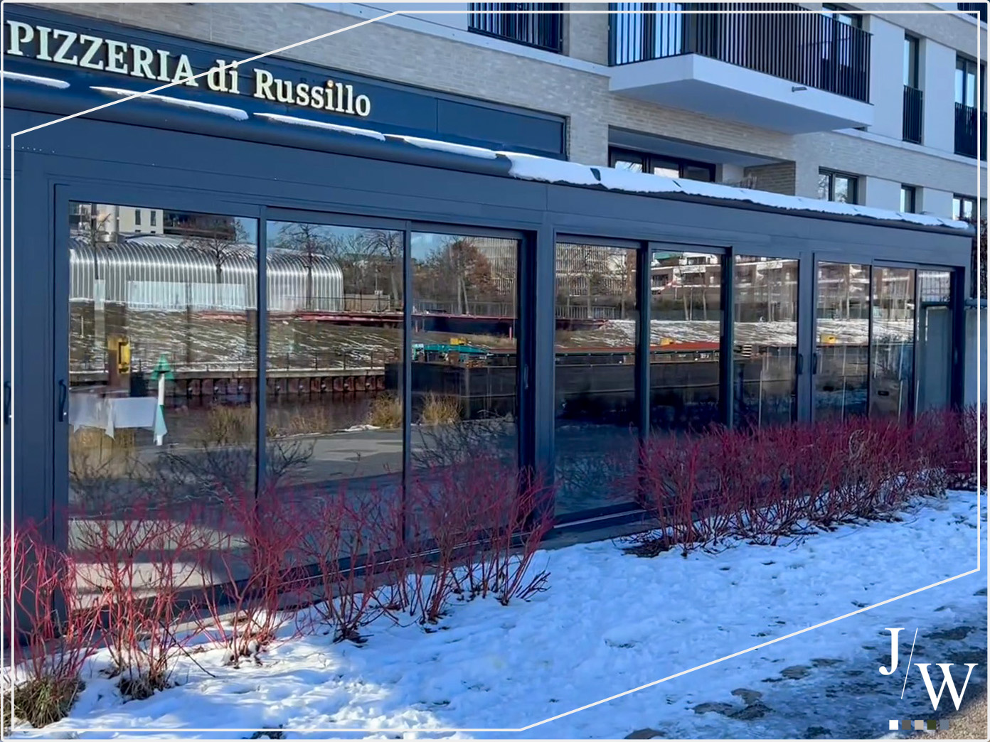 Terrassenüberdachung für ein Restaurant in Berlin